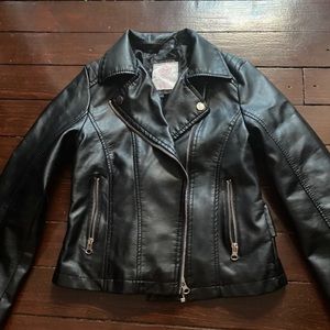 Faux leather jacket